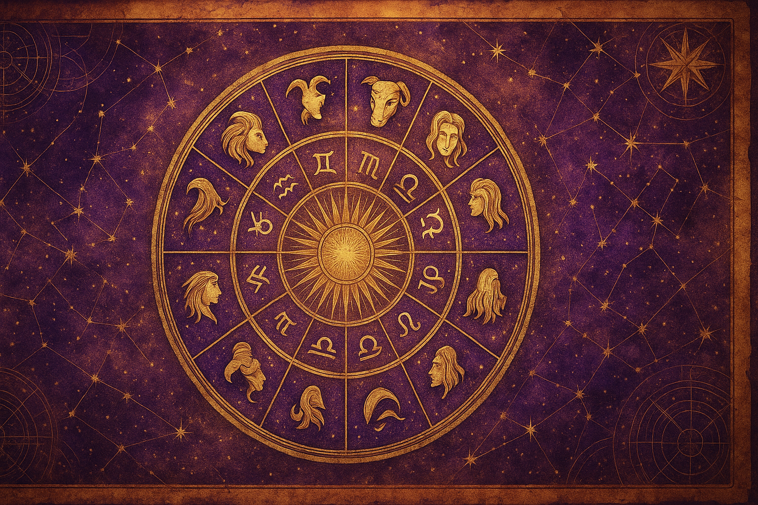 Antik astrologisk karta