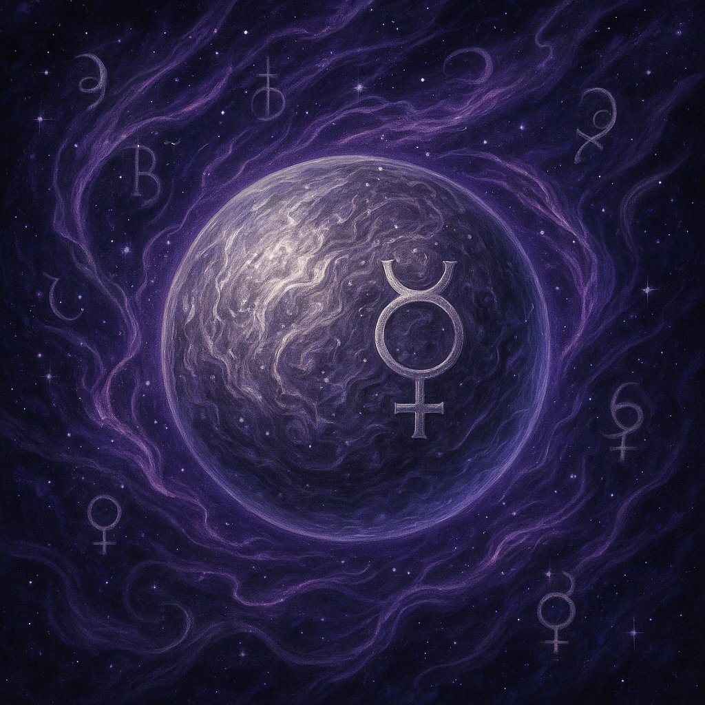 Merkurius planet med Tvillingarnas symbol